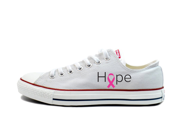 Breast Cancer Awareness - Hope Converse Low Tops – www.
